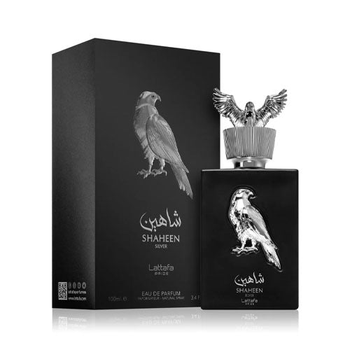 Lattafa - Pride Shaheen Silver EDP Unisex 100ML - פרייד שהין סילבר אדפ יוניסקס 100 מ"ל - לטאפה - pharm2u 