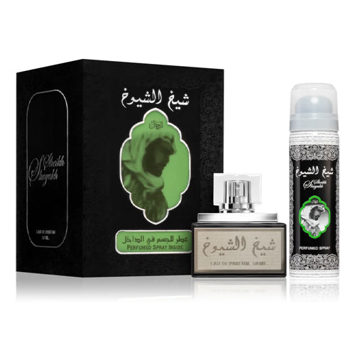 Lattafa - Sheikh Al Shuyukh Black 2PCS EDP Unisex 50ML + Deodorant 50ML - שייח אל שויוח בלאק מארז 2 חלקים אדפ יוניסקס 50 מ"ל + דאודורנט 50 מ"ל - לטאפה - pharm2u 