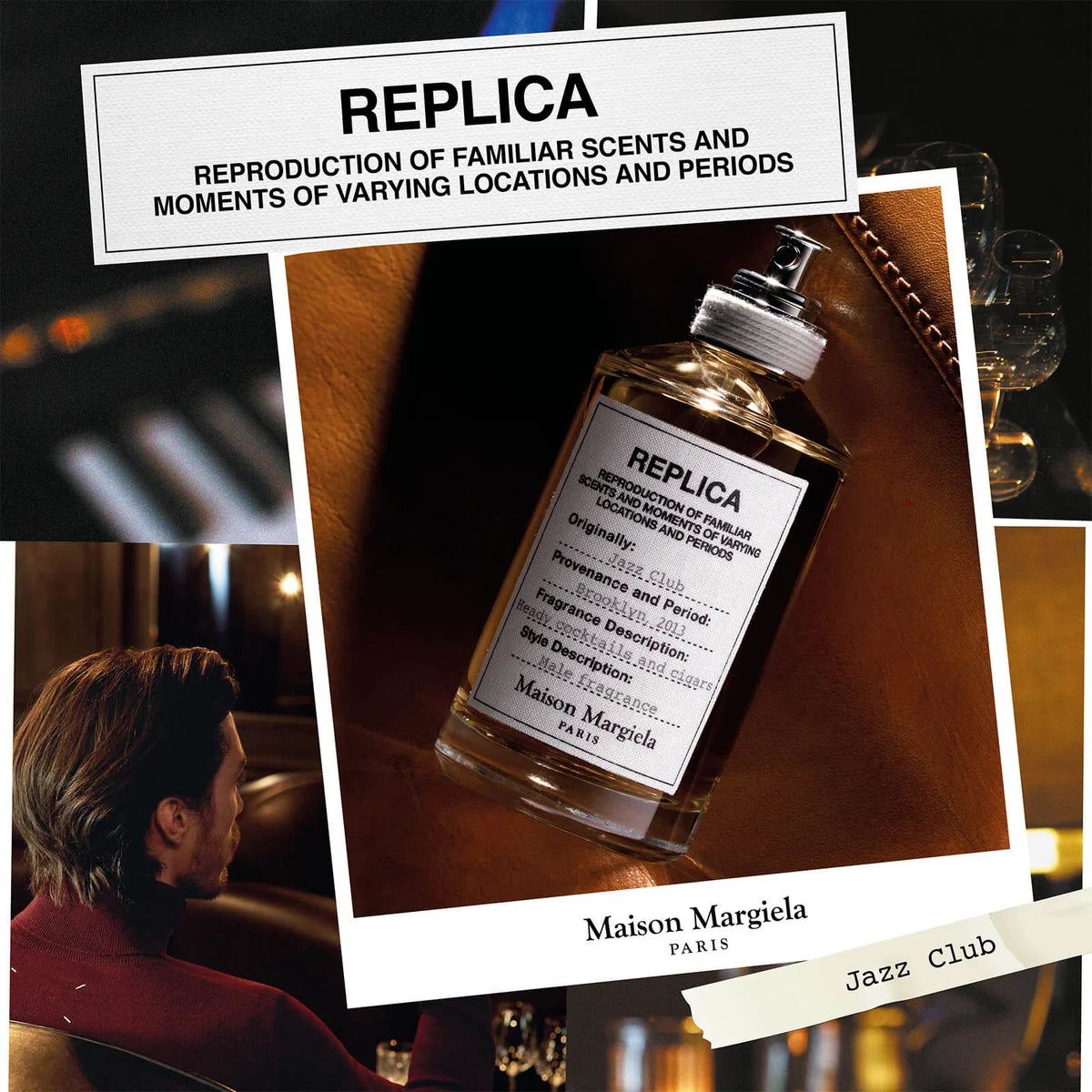 Maison Margiela - Replica Jazz Club EDT For Men 100ML - רפליקה ג'אז קלאב אדט לגבר 100 מ"ל - מייסון מרגיילה - pharm2u