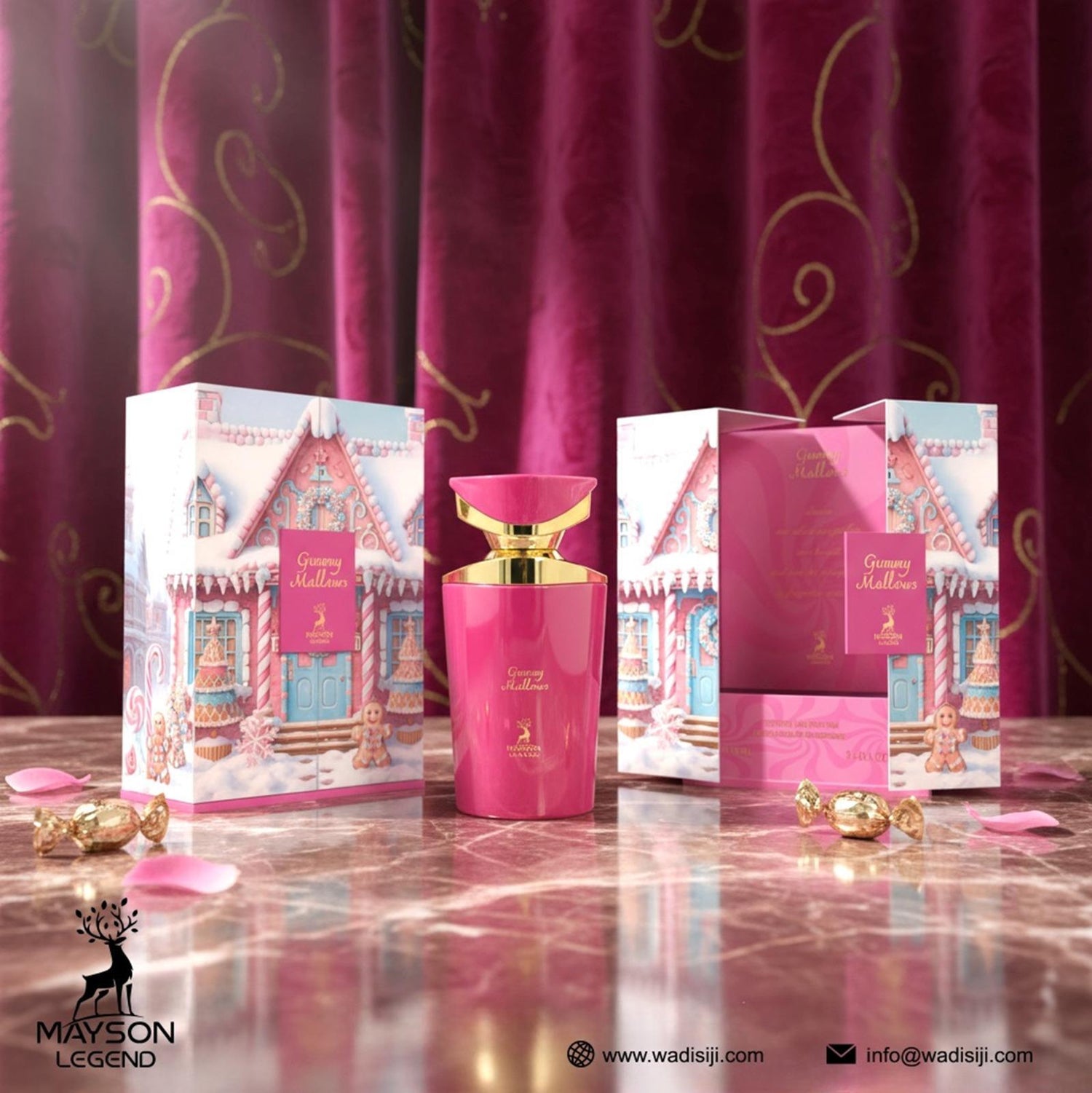 Mayson Legend Gummy Mallows Extrait de Parfum 100ml מייסון לג'נד גאמי מלואוס בושם לאישה - pharm2u 