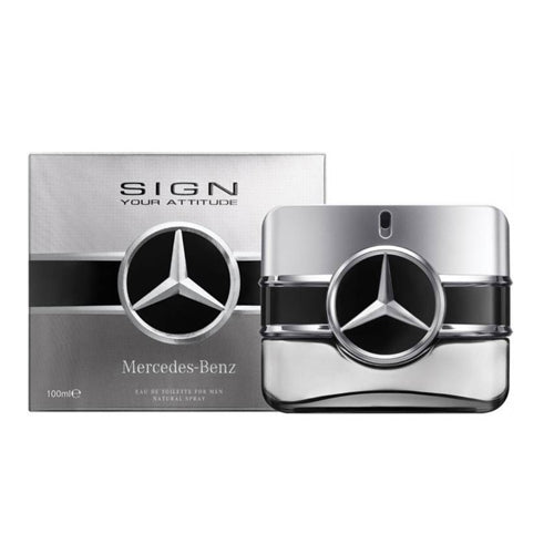 Mercedes Benz - Sign Your Attitude EDT For Men 100ML - סיין יור אטיטיוד אדט לגבר 100 מ"ל - מרצדס בנץ - pharm2u 