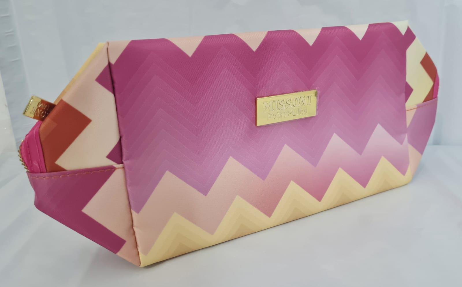 Missoni Iconic תיק ורוד בעיטורי זהב לאישה 10*13*34-pharm2u