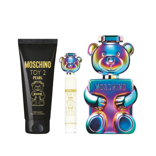 Moschino - Pearl 3PCS EDP Unisex 100ML + BL 100ML + Mini 5ML - פרל מארז 3 חלקים אדפ יוניסקס 100 מ"ל + קרם גוף 100 מ"ל + בושם מוקטן 5 מ"ל - מוסקינו - pharm2u 
