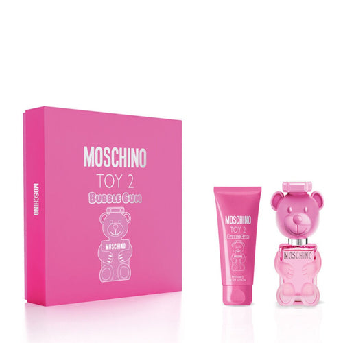 Moschino - Toy 2 Bubble Gum 2PCS EDT For Women 100ML + Body Lotion 100ML - טוי 2 באבל גאם מארז 2 חלקים אדט לאישה 100 מ"ל + קרם גוף 100 מ"ל - מוסקינו - pharm2u 