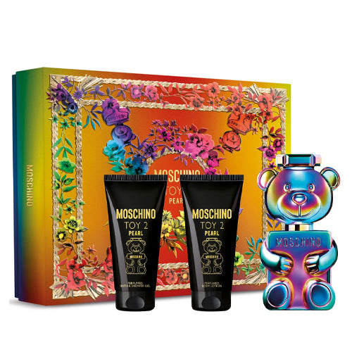 Moschino - Toy 2 Pearl 3PCS EDP Unisex 50ML + BL 50ML + SG 50ML - טוי 2 פרל מארז 3 חלקים אדפ יוניסקס 50 מ"ל + קרם גוף 50 מ"ל + ג'ל רחצה 50 מ"ל - מוסקינו - pharm2u