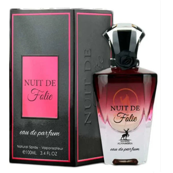 Nuit De Folie Maison Alhambra נויט דה פולי מייסון אלמברה בושם לאישה א.ד.פ 100 מ"ל-pharm2u
