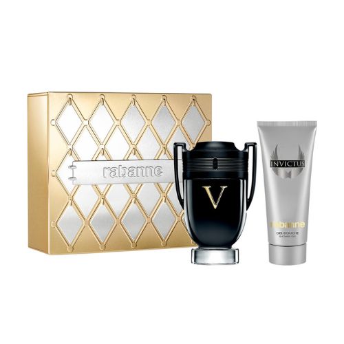 Paco Rabanne - Invictus Victory 2PCS EDP For Men 100ML + SG 100ML - אינוויקטוס ויקטורי מארז 2 חלקים אדפ לגבר 100 מ"ל + ג'ל רחצה 100 מ"ל - פאקו רבן - pharm2u 