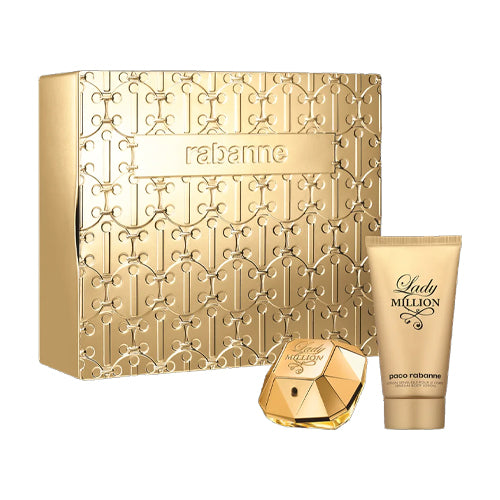 Paco Rabanne - Lady Million 2PCS EDP For Women 50ML + BL 75ML - ליידי מיליון מארז 2 חלקים אדפ לאישה 50 מ"ל + תחליב גוף 75 מ"ל - פאקו רבן - pharm2u