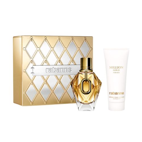 Paco Rabanne - Million Gold 2PCS EDP Intense For Women 90ML + BL 100ML - מיליון גולד מארז 2 חלקים אדפ אינטנס לאישה 90 מ"ל + קרם גוף 100 מ"ל - פאקו רבן - pharm2u 