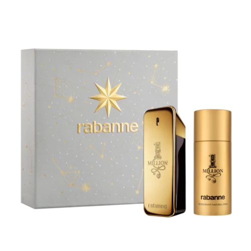 Paco Rabanne - One Million 2PCS EDT For Men 100ML + Deodorant 150ML - וואן מיליון מארז 2 חלקים אדט לגבר 100 מ"ל + דאודורנט 150 מ"ל - פאקו רבן - pharm2u