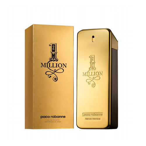 Paco Rabanne - One Million EDT For Men 100ML - וואן מיליון אדט לגבר 100 מ"ל - פאקו רבן - pharm2u 