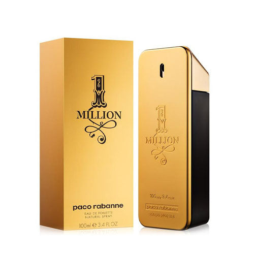 Paco Rabanne - One Million EDT For Men 100ML - וואן מיליון אדט לגבר 100 מ"ל - פאקו רבן - pharm2u 