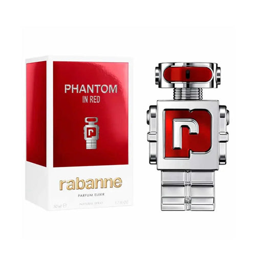 Paco Rabanne - Phantom In Red Parfum Elixir For Men 50ML - פנטום אין רד פרפיום אליקסיר לגבר 50 מ"ל - פאקו רבן - pharm2u 