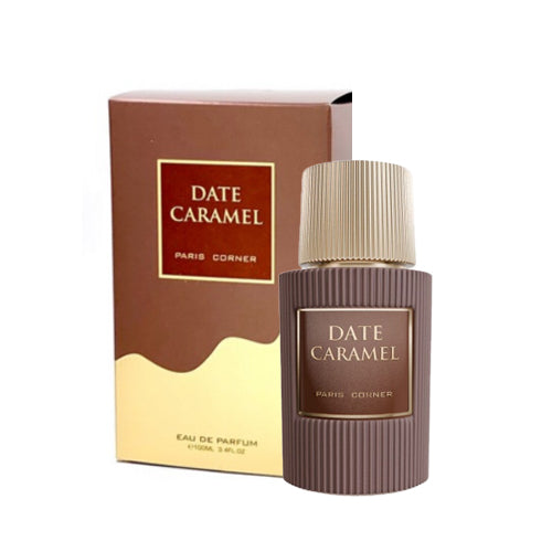 Paris Corner - Date Caramel EDP Unisex 100ML - דייט קרמל אדפ יוניסקס 100 מ"ל - פריז קורנר - pharm2u 