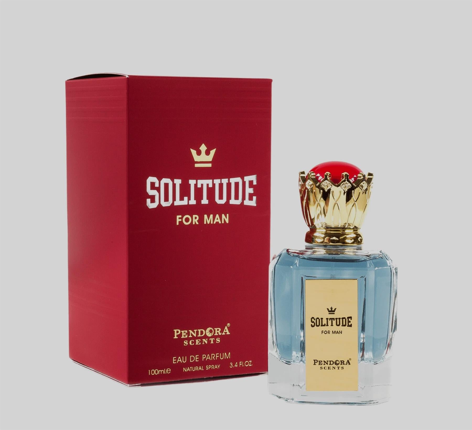 Pendora Scents Solitude פנדורה סנטס סוליטיוד לגבר א.ד.פ 100 מ"ל-pharm2u