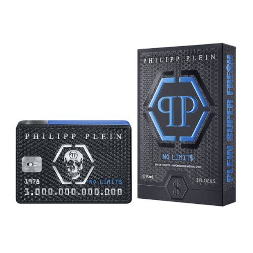 Philip Plein - No Limits Super Fresh  EDT For Men 90ML - נו לימיטס סופר פרש אדט לגבר 90 מ''ל - פיליפ פליין - pharm2u 