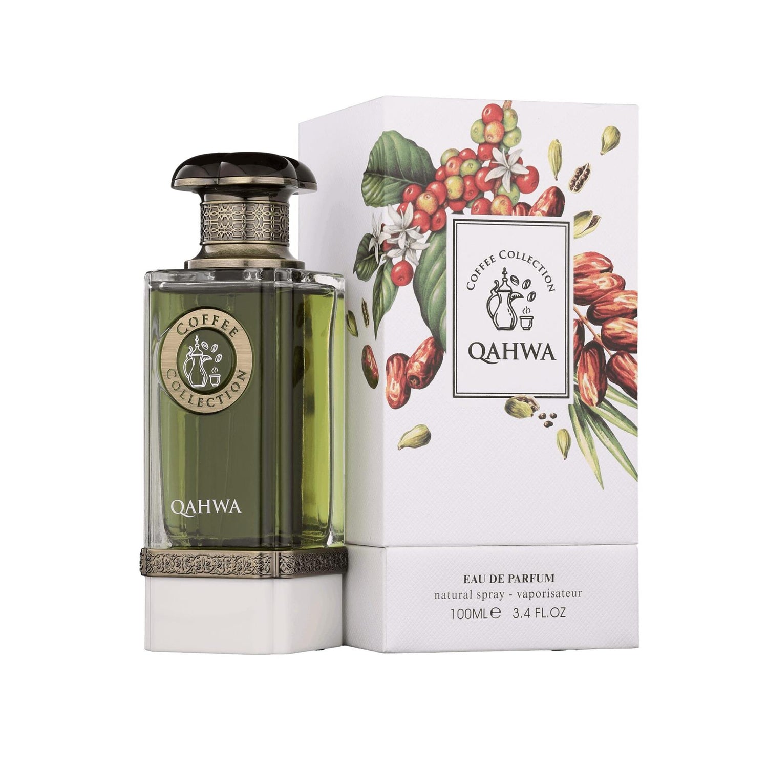 Qahwa Fragrance World קאווה קפה קולקשיין יוניסקס א.ד.פ 100 מ"ל - pharm2u 