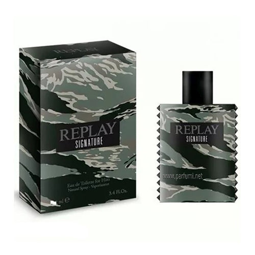 Replay - Signature EDT For Men 100ML - סיגנטור אדט לגבר 100 מ"ל - ריפליי - pharm2u 