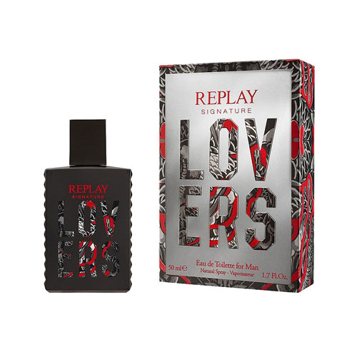 Replay - Signature Lovers EDT For Men 100ML - סיגנטור לאברס אדט לגבר 100 מ"ל - ריפליי - pharm2u 