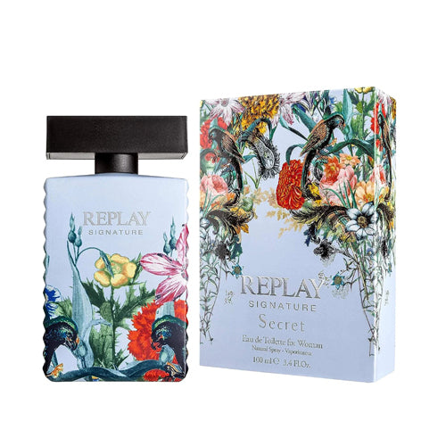 Replay - Signature Secret EDT For Women 100ML - סיגנטור סיקרט אדט לאישה 100 מ"ל - ריפליי - pharm2u 
