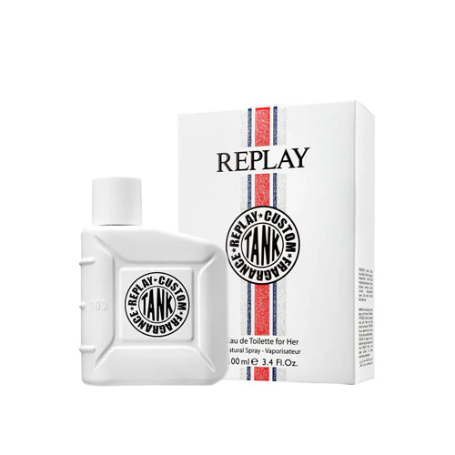 Replay - Tank Custom For Her EDT For Women 100ML - טנק קסטום פור הר אדט לאישה 100 מ"ל - ריפליי - pharm2u 