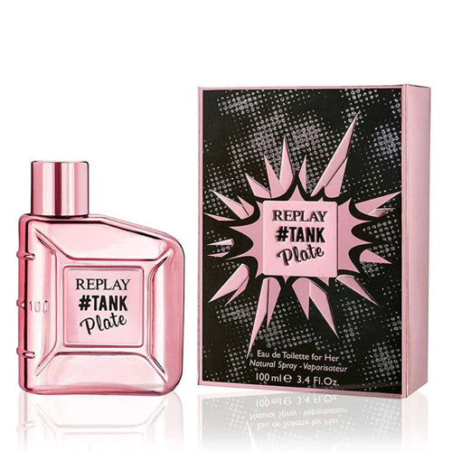 Replay - Tank Plate For Her EDT For Women 100ML - טנק פלייט פור הר אדט לאישה 100 מ"ל - ריפליי - pharm2u 