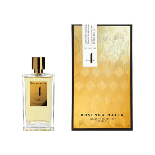 Rosendo Mateu - No 4 Saffron Oud Vanilla EDP Unisex 100ML - מס' 4 ספרון אוד ונילה אדפ יוניסקס 100 מ"ל - רוסנדו מטאו - pharm2u 