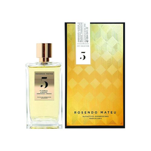 Rosendo Mateu - No 5 Floral Amber Sensual Musk EDP Unisex 100ML - מס' 5 פלוראל אמבר סנשואל מאסק אדפ יוניסקס 100 מ"ל - רוסנדו מטאו - pharm2u 