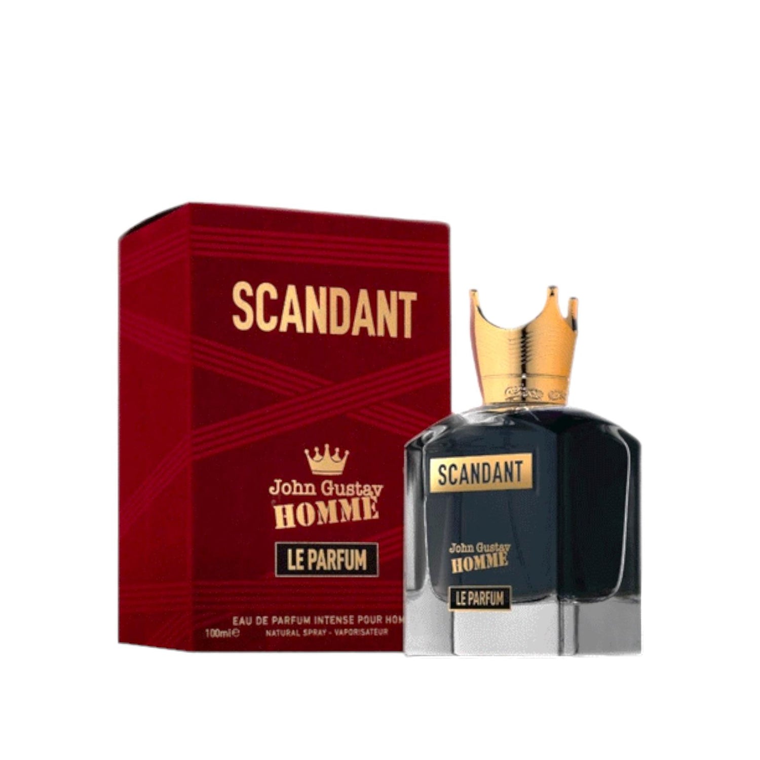 SCANDANT John Gustav Homme Fragrance World סקנדנט ג'ון גוסאו הום לה פרפיום לגבר א.ד.פ. 100 מ"ל - pharm2u 