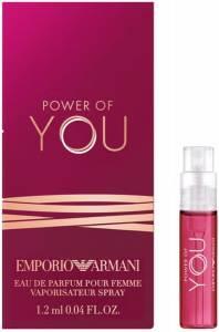 Sample Emporio Armani Power Of You EDP1.2 ml דוגמית אמפוריו ארמני פאוור אוף יו - pharm2u 