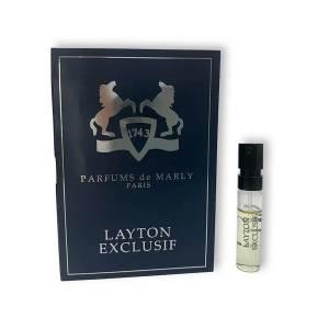 Sample Parfums De Marly Layton Exclusif Parfum 1.5 ml דוגמית פרפומס דה מרלי לייטון אקסקלוסיף 1.5 מ"ל לגבר - pharm2u 