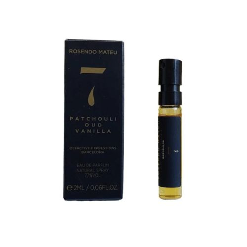 Samples - Rosendo Mateu - No 7 Patchouli Oud Vanilla EDP Unisex 2ML - דוגמיות - מס' 7 פצ'ולי אוד ונילה אדפ יוניסקס 2 מ"ל - רוסנדו מטאו - pharm2u 