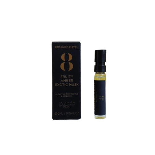 Samples - Rosendo Mateu - No 8 Fruity Amber Exotic Musk EDP Unisex 2ML - דוגמיות - מס' 8 פרוטי אמבר אקזוטיק מאסק אדפ יוניסקס 2 מ"ל - רוסנדו מטאו - pharm2u 
