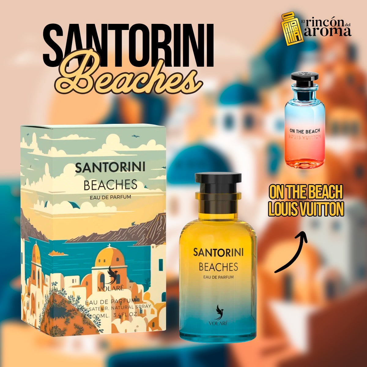 Santorini Beaches Volare סנטוריני ביצ'ס וולאר יוניסקס א.ד.פ. 100 מ"ל - pharm2u 