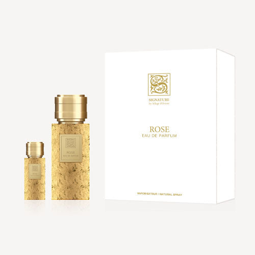 Signature - Rose 3PCS EDP Unisex 100ML + Mini 15ML + Funnel - רוז מארז 3 חלקים אדפ יוניסקס 100 מ"ל + בושם מוקטן 15 מ"ל + משפך - סיגנטור - pharm2u 