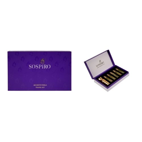 Sospiro - Accento Viola Travel Set 5PCS EDP Unisex 10ML - אסנטו ויולה מארז נסיעות 5 חלקים אדפ יוניסקס 10 מ"ל - סוספירו - pharm2u