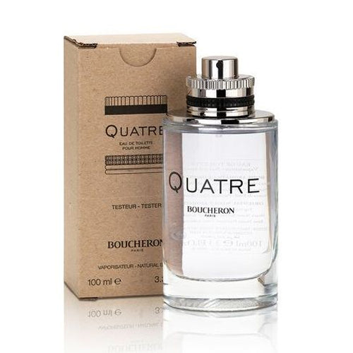 Tester - Boucheron - Quatre EDT For Men 100ML - טסטר - קווטרה אדט לגבר 100 מ"ל - בושרון - pharm2u 