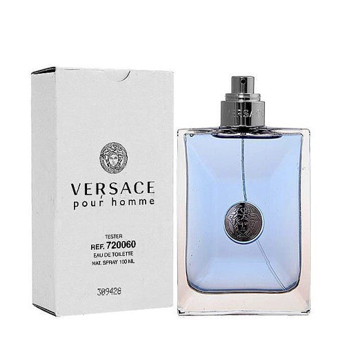 Tester - Versace - Pour Homme EDT For Men 100ML - טסטר - פור הום אדט לגבר 100 מ"ל - ורסצ'ה - pharm2u 