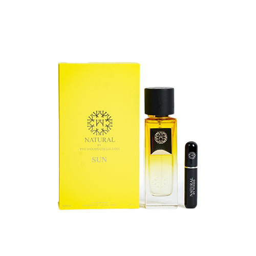 The Woods Collection - Natural Sun 2PCS EDP Unisex 100ML + Refill Bottle 5ML - נטורל סאן מארז 2 חלקים אדפ יוניסקס 100 מ"ל + בקבוק מילוי 5 מ"ל - דה וודס קולקשן - pharm2u 