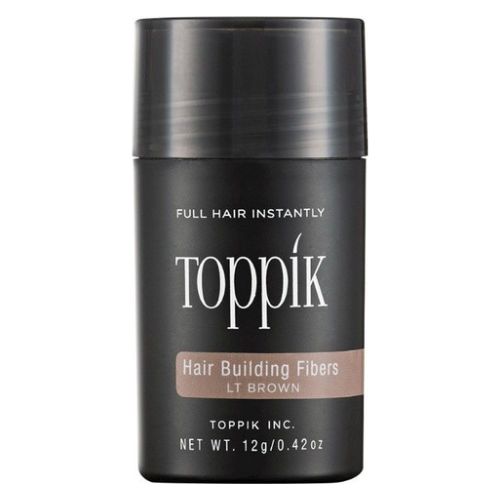 Toppik - Hair Building Fibers Light Brown 12Gr - סיבי שיער חום בהיר 12 גרם - טופיק - pharm2u 