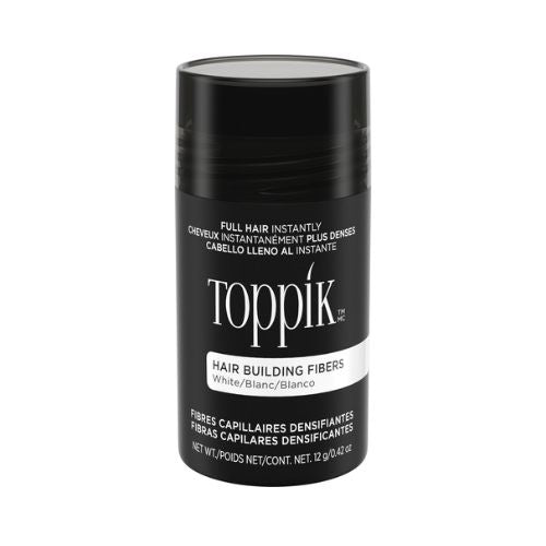 Toppik - Hair Building Fibers White 12Gr - סיבי שיער לבן 12 גרם - טופיק - pharm2u 
