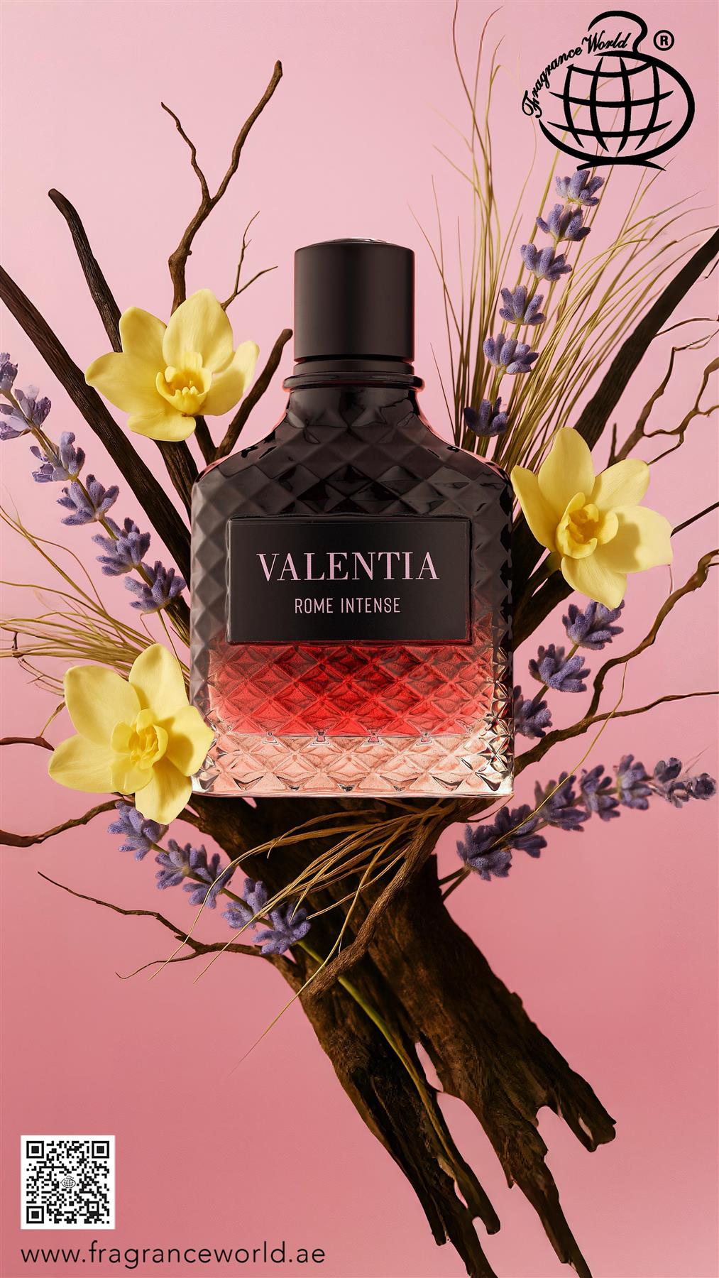 Valentia Born In Roma Intense Fragrance World  EDP 100 ml ולנטיה בורן אין רומא פרגרנס וורלד בושם לגבר - pharm2u 