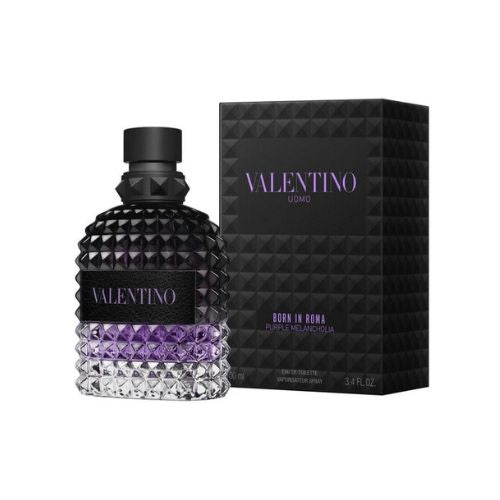 Valentino - Uomo Born In Roma Purple Melancholia EDT For Men 100ML - אומו בורן אין רומא פרפל מלנכוליה אדט לגבר 100 מ"ל - ולנטינו - pharm2u 