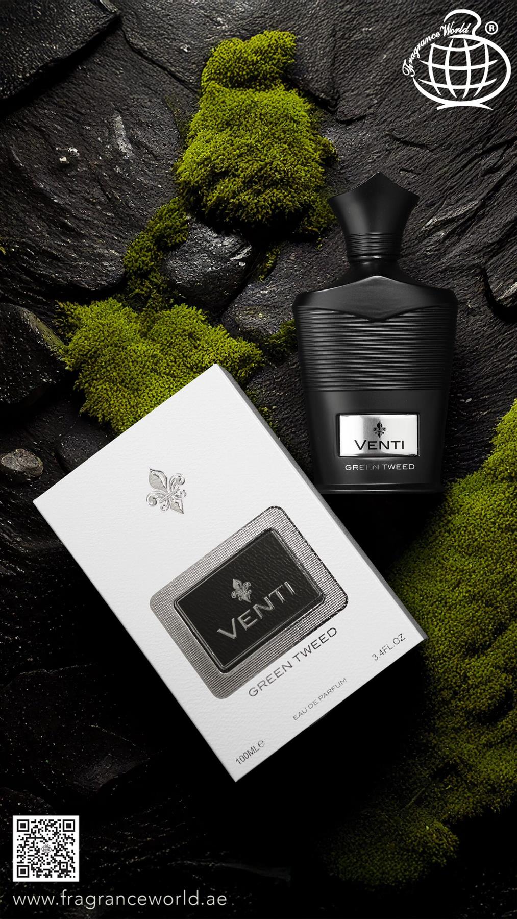 בשמי דיופ - Venti Green Tweed Fragrance World  EDP 100ml ונטי פרגרנס וורלד בושם יוניסקס