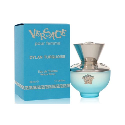 Versace - Dylan Turquise EDT For Women 50ML-דילן טורקיז אדט לאישה 50 מ"ל - ורסצ'ה - pharm2u 