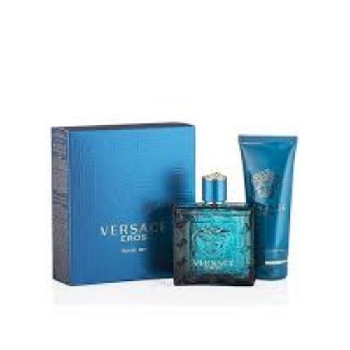 Versace - Eros 2PCS EDT For Men 100ML + SHOJ 100ML - ארוס מארז 2 חלקים אדט לגבר 100 מ"ל + ג'ל רחצה 100 מ"ל - ורסצ'ה - pharm2u 