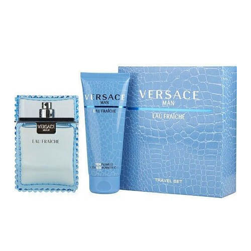 Versace - Fresh 2PCS EDT For Men 100ML + Shower Gel 100ML - פרש מארז 2 חלקים אדט לגבר 100 מ"ל + ג'ל רחצה 100 מ"ל - ורסצ'ה - pharm2u 