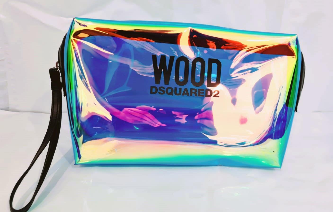 WOOD DSQUARED2 תיק נסיעה צבעוני רחב 6*20*29-pharm2u