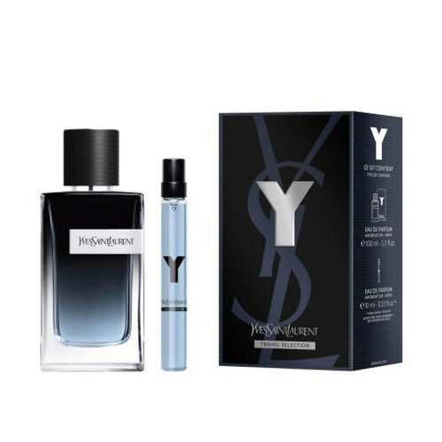 YSL - Y 2PCS EDP For Men 100ML + Mini 10ML - וואי מארז 2 חלקים אדפ לגבר 100 מ"ל + בושם מוקטן 10 מ"ל - איב סאן לורן - pharm2u 
