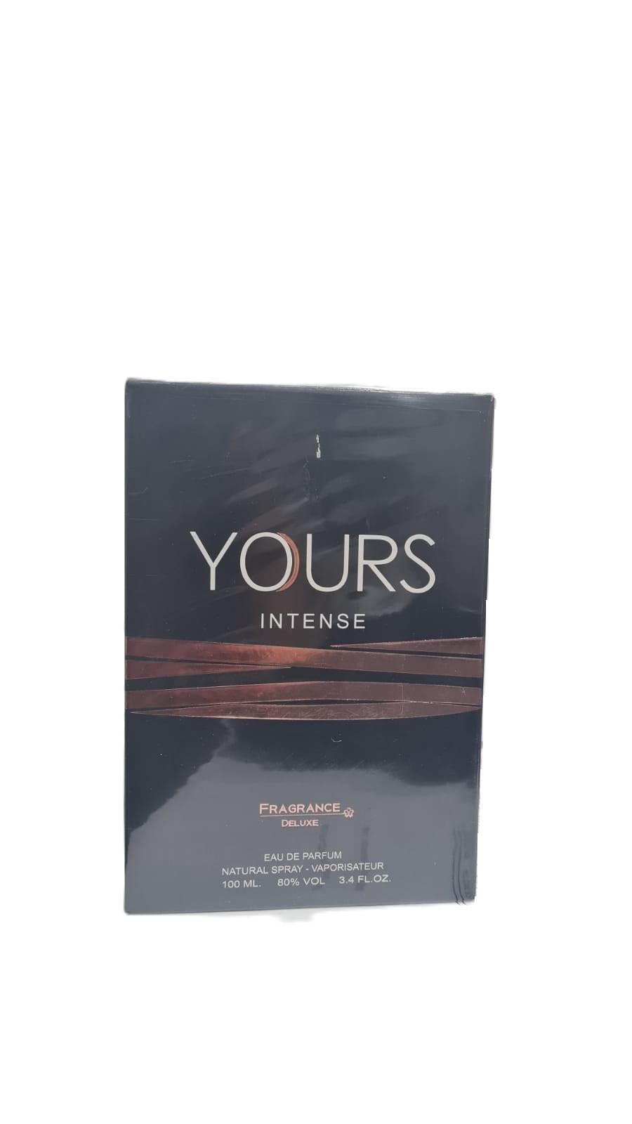 Yours Intense Fragrance Deluxe יורס אינטנס לגבר א.ד.פ. 100 מ"ל-pharm2u